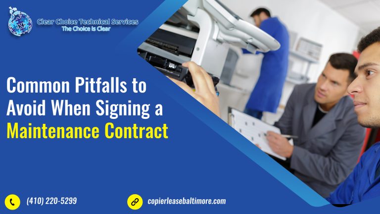 Read more about the article <strong>Common Pitfalls to Avoid When Signing a Maintenance Contract</strong>