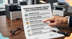 Read more about the article Printer Lease Agreement Template: What to Know Before Signing